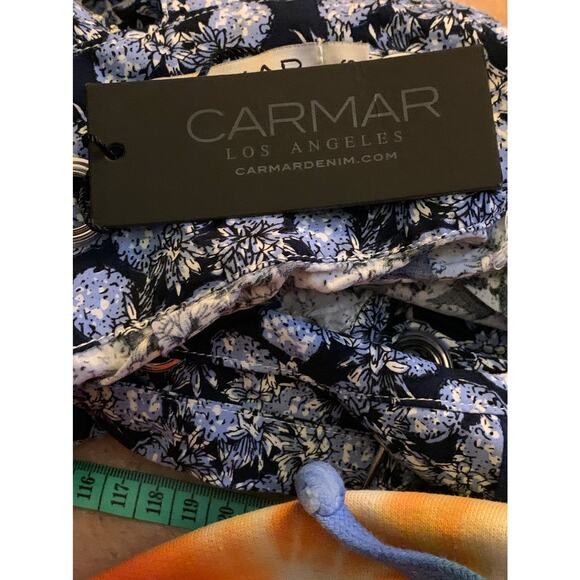 Brand new CARMAR Floral Chain Strap & Rivet Romper - Picture 10 of 11